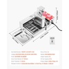 image:imageVEVOR Commercial Automatic Donuts Machine 4 Rows Donuts Making Equipment 240 pcshour Electric High Power Doughnut Maker Stainless Steel Frying Auto Fryer with Intelligent Control