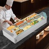 image:imageVEVOR Commercial Food Warmer 1500W Electric Stainless Steel Steam Food Warmer with Glass Cover 6 x 13 Size Pans Buffet Bain Marie with Soup amp Perforated Ladles for Catering Restaurant amp Party563 x 2244 x 1516 in