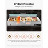 image:imageVEVOR Commercial Food Warmer 1500W Electric Stainless Steel Steam Food Warmer with Glass Cover 6 x 13 Size Pans Buffet Bain Marie with Soup amp Perforated Ladles for Catering Restaurant amp Party10x12Pan120QT