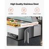 image:imageVEVOR Commercial Food Warmer 1500W Electric Stainless Steel Steam Food Warmer with Glass Cover 6 x 13 Size Pans Buffet Bain Marie with Soup amp Perforated Ladles for Catering Restaurant amp Party8x12Pan 96QT