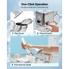 image:imageVEVOR Commercial Ice Crusher 661LBSH 350W Electric Snow Cone Machine with 4 Blades 1400RPM Stainless Steel Shaved Ice Machine with 11 Gal CrushedIce Box for Family Restaurants Bars WhiteWhite