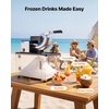 image:imageVEVOR Commercial Ice Crusher 661LBSH 350W Electric Snow Cone Machine with 4 Blades 1400RPM Stainless Steel Shaved Ice Machine with 11 Gal CrushedIce Box for Family Restaurants Bars WhiteBlack