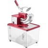 image:imageVEVOR Commercial Ice Crusher 661LBSH 350W Electric Snow Cone Machine with 4 Blades 1400RPM Stainless Steel Shaved Ice Machine with 11 Gal CrushedIce Box for Family Restaurants Bars WhiteRed