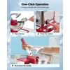 image:imageVEVOR Commercial Ice Crusher 661LBSH 350W Electric Snow Cone Machine with 4 Blades 1400RPM Stainless Steel Shaved Ice Machine with 11 Gal CrushedIce Box for Family Restaurants Bars WhiteRed