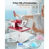 image:imageVEVOR Commercial Ice Crusher 661LBSH 350W Electric Snow Cone Machine with 4 Blades 1400RPM Stainless Steel Shaved Ice Machine with 11 Gal CrushedIce Box for Family Restaurants Bars WhiteRed