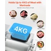 image:imageVEVOR Commercial Meat Tumbler Marinator 20L Vacuum Tumbler Marinating Machine with Bidirectional Rotation and 3Speed Stainless Steel Vacuum Curing Machine for Chicken Steak Pork RestaurantSilver