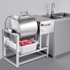 image:imageVEVOR Commercial Meat Tumbler Marinator 20L Vacuum Tumbler Marinating Machine with Bidirectional Rotation and 3Speed Stainless Steel Vacuum Curing Machine for Chicken Steak Pork RestaurantSilver