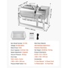 image:imageVEVOR Commercial Meat Tumbler Marinator 20L Vacuum Tumbler Marinating Machine with Bidirectional Rotation and 3Speed Stainless Steel Vacuum Curing Machine for Chicken Steak Pork RestaurantSilver