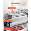 image:imageVEVOR Commercial Meat Tumbler Marinator 20L Vacuum Tumbler Marinating Machine with Bidirectional Rotation and 3Speed Stainless Steel Vacuum Curing Machine for Chicken Steak Pork RestaurantSilver
