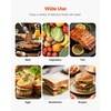 image:imageVEVOR Commercial Panini Grill 3600W Electric Sandwich Panini Maker Stainless Steel Double Sandwichs Press Grill with Handle and Temp Control 19x9 in Flat Enamel Plate for Hamburger Steak Bacon
