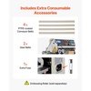 image:imageVEVOR Continuous Bag Band Sealing Machine 024047 in Seal Width Horizontal Band Sealer Machine with Ink Printing Temp amp Speed Adjustable Heat Sealing Machine for 0001003 in Plastic BagsPrint