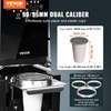 image:imageVEVOR Fully Automatic Cup Sealing Machine 500650 CupsH Cup Sealer Machine for 180 mm Tall amp 9095 mm Cup Electric Boba Tea Sealer with Digital Control LCD Panel for Bubble Milk Tea Coffee GoldBlack
