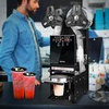 image:imageVEVOR Fully Automatic Cup Sealing Machine 500650 CupsH Cup Sealer Machine for 180 mm Tall amp 9095 mm Cup Electric Boba Tea Sealer with Digital Control LCD Panel for Bubble Milk Tea Coffee GoldBlack
