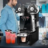 image:imageVEVOR Fully Automatic Cup Sealing Machine 500650 CupsH Cup Sealer Machine for 180 mm Tall amp 9095 mm Cup Electric Boba Tea Sealer with Digital Control LCD Panel for Bubble Milk Tea Coffee GoldBlack