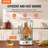 image:imageVEVOR Shawarma Grill Machine 13 lbs Capacity Chicken Shawarma Cooker Machine with 2 Burners Gas Vertical Broiler Gyro Rotisserie Oven Doner Kebab Machine for Home Restaurant Kitchen PartiesElectric 115L