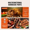 image:imageVEVOR Shawarma Grill Machine 13 lbs Capacity Chicken Shawarma Cooker Machine with 2 Burners Gas Vertical Broiler Gyro Rotisserie Oven Doner Kebab Machine for Home Restaurant Kitchen PartiesElectric 115L