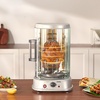 image:imageVEVOR Shawarma Grill Machine 13 lbs Capacity Chicken Shawarma Cooker Machine with 2 Burners Gas Vertical Broiler Gyro Rotisserie Oven Doner Kebab Machine for Home Restaurant Kitchen PartiesElectric 115L