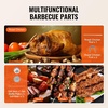 image:imageVEVOR Shawarma Grill Machine 13 lbs Capacity Chicken Shawarma Cooker Machine with 2 Burners Gas Vertical Broiler Gyro Rotisserie Oven Doner Kebab Machine for Home Restaurant Kitchen Parties115 L