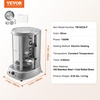 image:imageVEVOR Shawarma Grill Machine 13 lbs Capacity Chicken Shawarma Cooker Machine with 2 Burners Gas Vertical Broiler Gyro Rotisserie Oven Doner Kebab Machine for Home Restaurant Kitchen PartiesElectric 115L