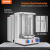 image:imageVEVOR Shawarma Grill Machine 13 lbs Capacity Chicken Shawarma Cooker Machine with 2 Burners Gas Vertical Broiler Gyro Rotisserie Oven Doner Kebab Machine for Home Restaurant Kitchen PartiesGas