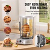 image:imageVEVOR Shawarma Grill Machine 13 lbs Capacity Chicken Shawarma Cooker Machine with 2 Burners Gas Vertical Broiler Gyro Rotisserie Oven Doner Kebab Machine for Home Restaurant Kitchen PartiesElectric 115L
