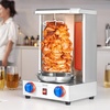 image:imageVEVOR Shawarma Grill Machine 13 lbs Capacity Chicken Shawarma Cooker Machine with 2 Burners Gas Vertical Broiler Gyro Rotisserie Oven Doner Kebab Machine for Home Restaurant Kitchen PartiesGas