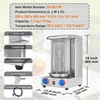 image:imageVEVOR Shawarma Grill Machine 13 lbs Capacity Chicken Shawarma Cooker Machine with 2 Burners Gas Vertical Broiler Gyro Rotisserie Oven Doner Kebab Machine for Home Restaurant Kitchen PartiesGas