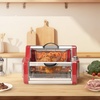 image:imageVEVOR Shawarma Grill Machine 13 lbs Capacity Chicken Shawarma Cooker Machine with 2 Burners Gas Vertical Broiler Gyro Rotisserie Oven Doner Kebab Machine for Home Restaurant Kitchen Parties125 L