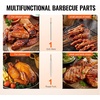 image:imageVEVOR Shawarma Grill Machine 13 lbs Capacity Chicken Shawarma Cooker Machine with 2 Burners Gas Vertical Broiler Gyro Rotisserie Oven Doner Kebab Machine for Home Restaurant Kitchen Parties2 Rods
