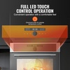 image:imageVEVOR Single Wall Oven 24 Electric Builtin Wall Oven with 16 Cooking Functions 268 CuFt Electric Wall Ovens with Timer 3150W 76L Large Capacity Ovens with Baking Rack and Tray for KitchenDigital Display