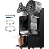 image:imageVEVOR Fully Automatic Cup Sealing Machine 500650 CupsH Cup Sealer Machine for 180 mm Tall amp 9095 mm Cup Electric Boba Tea Sealer with Digital Control LCD Panel for Bubble Milk Tea Coffee GoldBlack