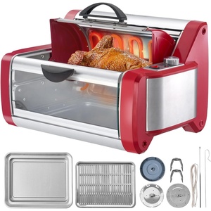 image:imageVEVOR Shawarma Grill Machine 13 lbs Capacity Chicken Shawarma Cooker Machine with 2 Burners Gas Vertical Broiler Gyro Rotisserie Oven Doner Kebab Machine for Home Restaurant Kitchen Parties125 L
