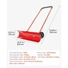 image:imageVEVOR 38inch Snow Pusher Shovel with Wheels BiDirectional Heavy Duty Wheeled Push Snow Shovel for Driveway and Sidewalks with Angeled BladeRed