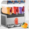 image:imageVEVOR Commercial Slushy Machine 15L x 3 Tank Frozen Drink Machine 110V 1800W Commercial Margarita Machine Stainless Steel Suitable for Supermarkets Cafes Restaurants Snack Bar