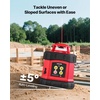 image:imageVEVOR Rotary Laser Level Kit 2000ft 360Degree Self Leveling Green Horizontal Laser Transitwith TripodReceiverRemote Control Scale Toolcase IP66 Rating Waterproof 080in100ft for ConstructionRed