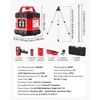 image:imageVEVOR Rotary Laser Level Kit 2000ft 360Degree Self Leveling Green Horizontal Laser Transitwith TripodReceiverRemote Control Scale Toolcase IP66 Rating Waterproof 080in100ft for ConstructionRed