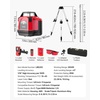 image:imageVEVOR Rotary Laser Level Kit 2000ft 360Degree Self Leveling Green Horizontal Laser Transitwith TripodReceiverRemote Control Scale Toolcase IP66 Rating Waterproof 080in100ft for ConstructionRed