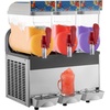 image:imageVEVOR Commercial Slushy Machine 15L x 3 Tank Frozen Drink Machine 110V 1800W Commercial Margarita Machine Stainless Steel Suitable for Supermarkets Cafes Restaurants Snack Bar