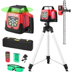 image:imageVEVOR Rotary Laser Level Kit 2000ft 360Degree Self Leveling Green Horizontal Laser Transitwith TripodReceiverRemote Control Scale Toolcase IP66 Rating Waterproof 080in100ft for ConstructionGreen