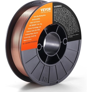 image:imageVEVOR Solid MIG Welding Wire ER70S6 0035inch 11LBS with Low Splatter and High Levels of Deoxidizers for All Position Gas WeldingER70S6 0030inch 11LBS