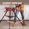 image:imageMophorn 4606 Tripod Pipe Chain Vise 186 CapacityPipe Stand Portable Foldable Steel LegsPipe Stands wTool Tray Tripod Stand Chain Vise Ideal for a Variety of Pipe MaterialsPipe Chain Vise Stand