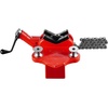 image:imageMophorn Screw Bench Chain Vise 18 to 5Inch Pipe Capacity Heavy Duty Bench Chain Pipe Vise with Crank Handle NeopreneCoated Jaw Cast Iron Material Ideal for a Variety of Pipes12  8 Bench Mount