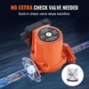 image:imageVEVOR 009BF5J Cast Iron Recirculating Pump 17 GPM Hot Water Circulation Pump 34 NPT Flange 3Speed Circulator Pump Quiet Operation Circulator for Floor HeatingHome Water Heater System35 ft  17 GPM