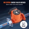 image:imageVEVOR 009BF5J Cast Iron Recirculating Pump 17 GPM Hot Water Circulation Pump 34 NPT Flange 3Speed Circulator Pump Quiet Operation Circulator for Floor HeatingHome Water Heater System20 ft  17 GPM