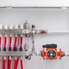 image:imageVEVOR 009BF5J Cast Iron Recirculating Pump 17 GPM Hot Water Circulation Pump 34 NPT Flange 3Speed Circulator Pump Quiet Operation Circulator for Floor HeatingHome Water Heater System35 ft  17 GPM
