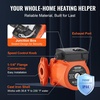image:imageVEVOR 009BF5J Cast Iron Recirculating Pump 17 GPM Hot Water Circulation Pump 34 NPT Flange 3Speed Circulator Pump Quiet Operation Circulator for Floor HeatingHome Water Heater System33 ft  33 GPM
