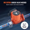 image:imageVEVOR 009BF5J Cast Iron Recirculating Pump 17 GPM Hot Water Circulation Pump 34 NPT Flange 3Speed Circulator Pump Quiet Operation Circulator for Floor HeatingHome Water Heater System16 ft  23 GPM
