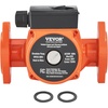 image:imageVEVOR 009BF5J Cast Iron Recirculating Pump 17 GPM Hot Water Circulation Pump 34 NPT Flange 3Speed Circulator Pump Quiet Operation Circulator for Floor HeatingHome Water Heater System20 ft  17 GPM