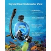 image:imageVEVOR 05L Mini Scuba Tank with SubMask Portable Diving Tank for Underwater Breathing Reusable Lung Diving Cylinder up to 10 Minutes Dive Time Emergency Rescue Pony Bottle with Pump for Snorkeling