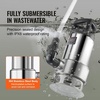 image:imageVEVOR 1 HP Submersible Sump Pump 5500 GPH Stainless Steel Submersible Sewage Dirty Clean Water Pump with Automatic Float Switch Long Cord 30 ft Max Lift for Pools Garden Pond Flooded Areas10 HP  4020 GPH  26 Ft